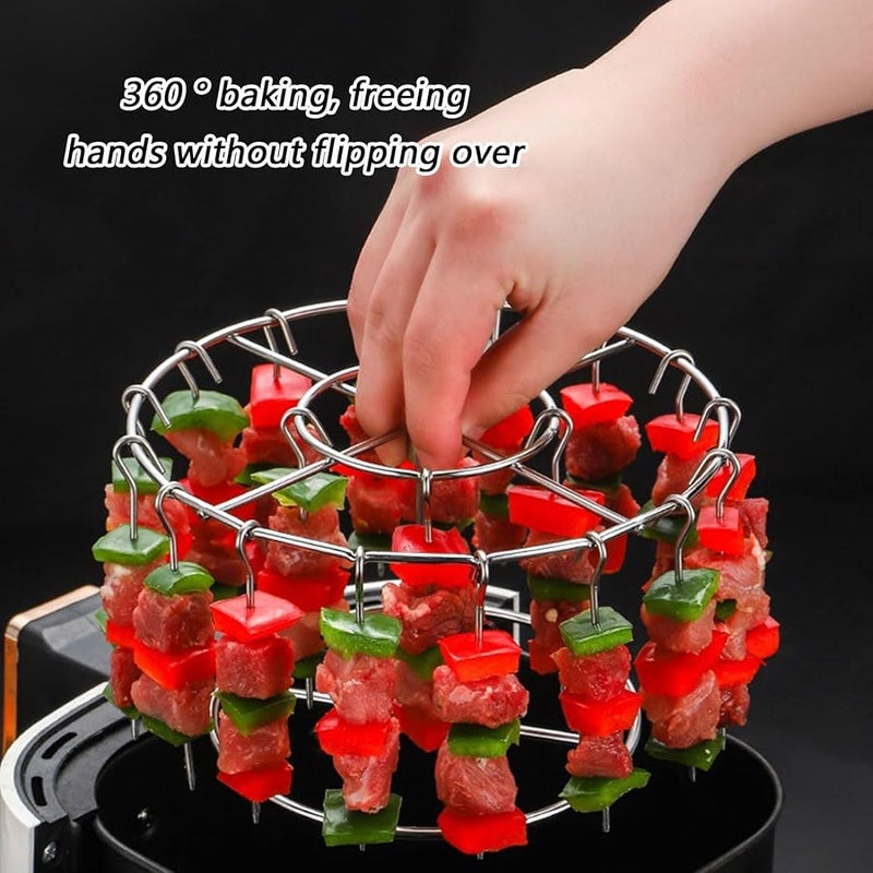 24 Stitches Oven Cooker Stand Rustproof Non Slip Base Safe Cooking Easy Storage - Image 2